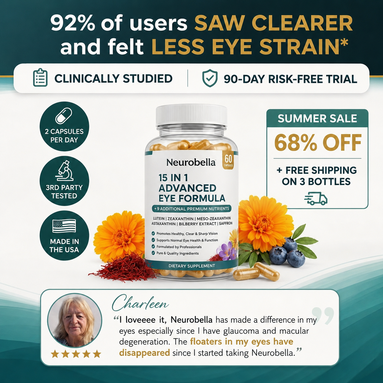 Neurobella 15-in-1 Advanced Eye Formula
